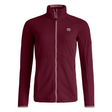 Ortovox Fleece Light Grid Jacket Damen red