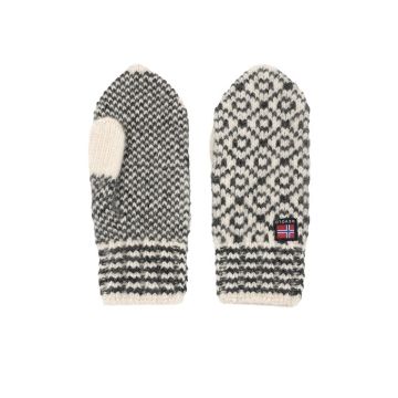 Devold Svalbard Wool Mitten white anthracite