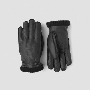 Hestra Deerskin Primaloft Rib black