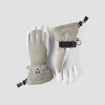 Hestra Heli Ski Female - 5 Finger Damen khaki white