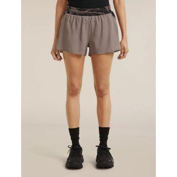 Icebreaker 125 ZoneKnit Speed 3inch Short Damen porcini