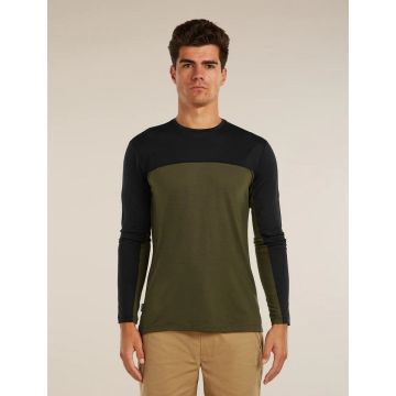 Icebreaker 125 Cool-Lite Sphere LS colour block Herren loden