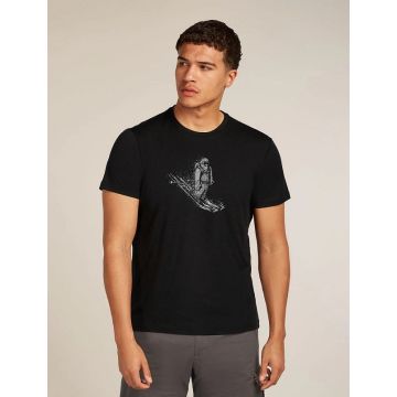 Icebreaker 150 Tech Lite SS Tee Skiing Yeti Herren black