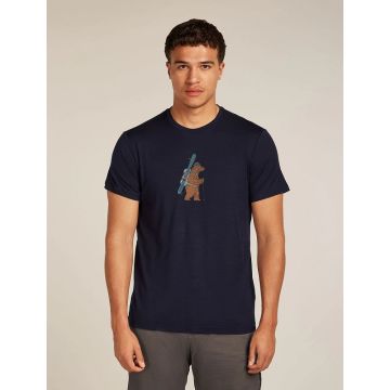 Icebreaker 150 Tech Lite SS Tee Bear Tour Herren midnight