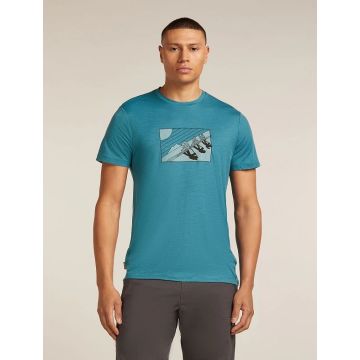 Icebreaker 150 Tech Lite SS Tee In The Wild Herren topaz
