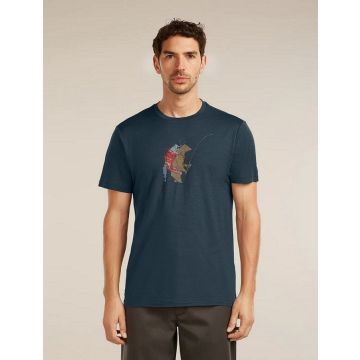 Icebreaker 150 Tech Lite SS Tee Bear Catch Herren abyss