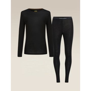 Icebreaker 175 Everyday LS  and Leggings Set Damen black