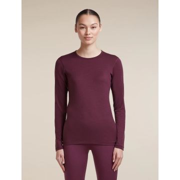 Icebreaker 200 Oasis LS Crewe Damen dark berry