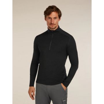 Icebreaker 200 Oasis LS Half Zip Herren black