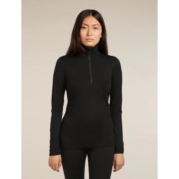 Icebreaker 200 Oasis LS Half Zip Damen black