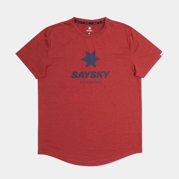 Saysky Logo Combat Pro T-Shirt Herren rot
