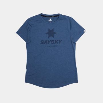 Saysky Logo Combat Pro T-Shirt Damen blau