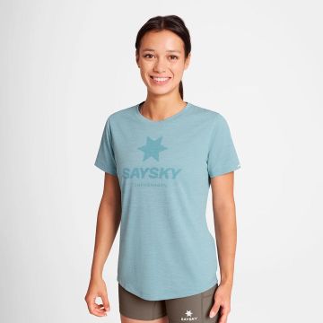 Saysky Logo Combat Pro T-Shirt Damen aquamarin