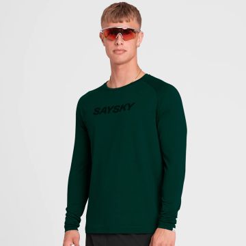Saysky Logo Pace Longsleeve Herren grün