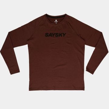 Saysky Logo Pace LS Herren red