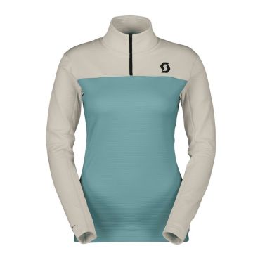 Scott Defined Light  Pullover Damen dusty blue white