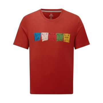 Sherpa Tarcho Tee Herren rust