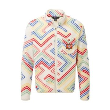 Sherpa Tarcho Printed FZ Fleece unisex geo stripes