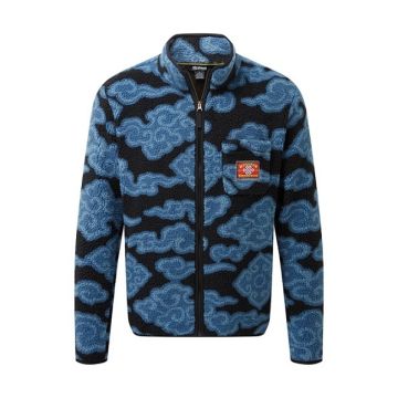 Sherpa Tarcho Printed FZ Fleece unisex black cloud