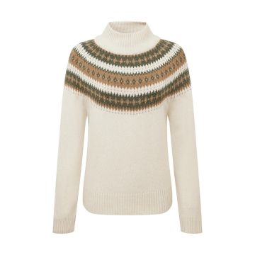 Sherpa Indu Eco Mock Neck Damen ivory