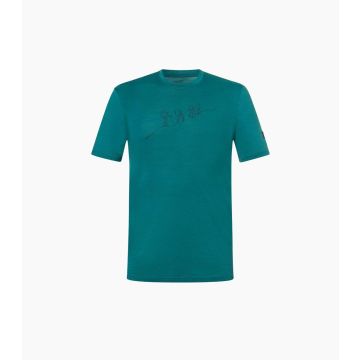 super.natural Hiking Tee Herren pacific