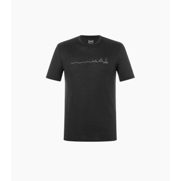 super.natura Tri Tee Herren jet black