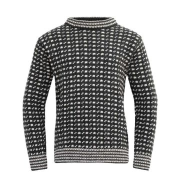 Devold Original Islender Wool Sweater anthracite/offwhite
