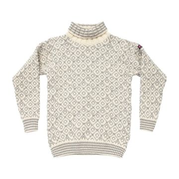 Devold Svalbard Wool High Neck unisex white grey 