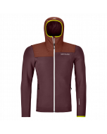 Ortovox Fleece Plus Hoody Herren wine