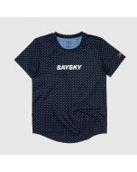 Saysky Polka Combat T-Shirt Herren Unisex blau