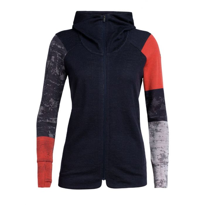 Icebreaker away ls outlet zip hood
