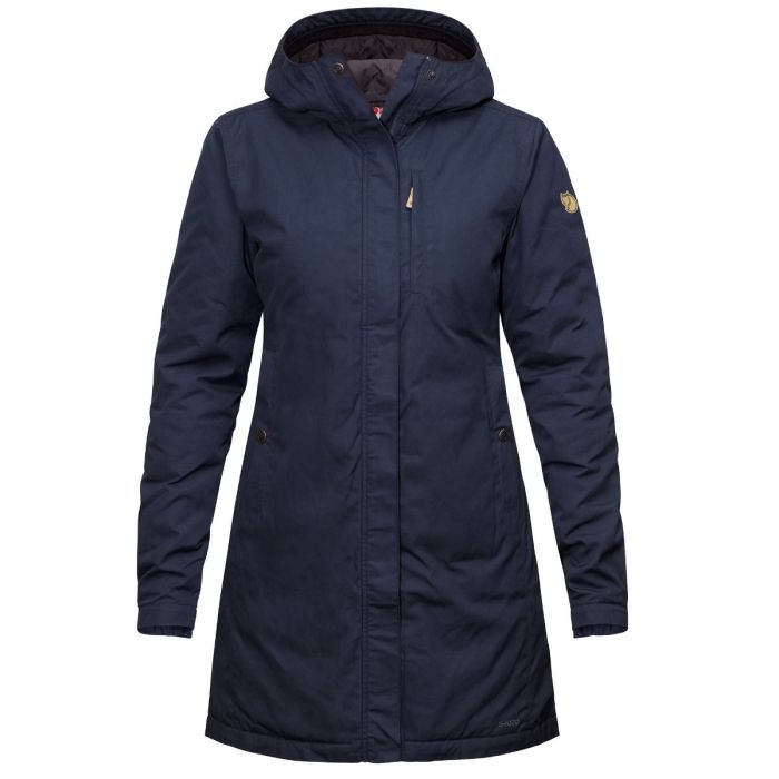 Interconnect Kirkegård Brise Fjällräven Kiruna Padded Parka Damen blau