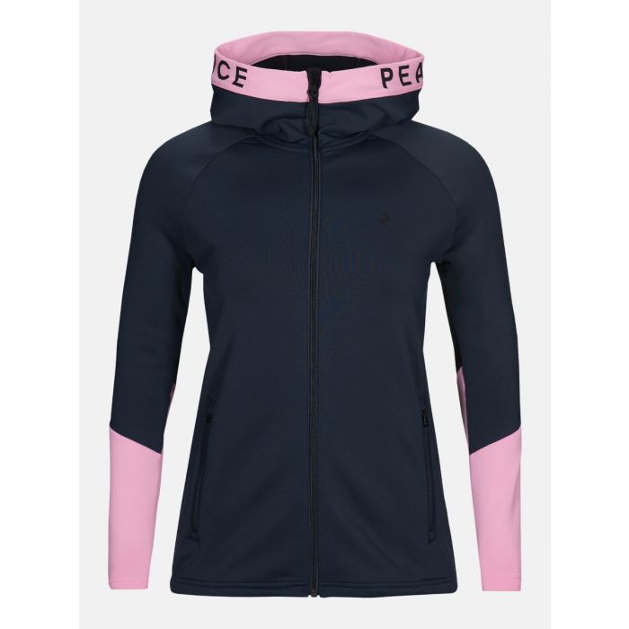Peak Performance Rider Zip Hoodie Damen blau