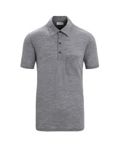 Icebreaker Drayden SS Polo Herren gritstone