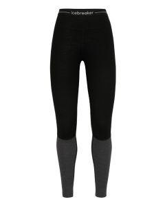 Icebreaker ZoneKnit 200 Leggings Damen black grey