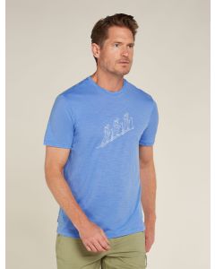 Icebreaker Merino 150 Tech Lite T-Shirt Natural Ski Tour Herren baja