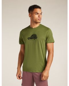 Icebreaker 150 Tech Lite SS Tee Cosy Camper Herren sphagnum