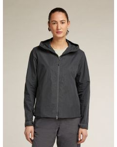 Icebreaker Shell+ Cotton Elevation Windbreaker Jacket Damen obsidian