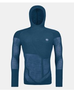 Ortovox MerinoThermovent Hoody Herren petrol blue