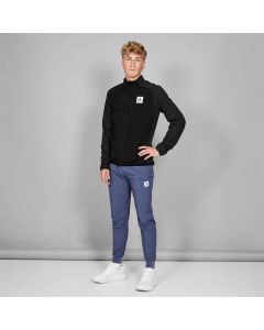 Saysky Flow Zip Fleece Herren schwarz