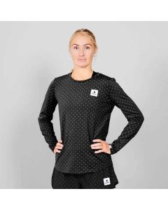 Saysky Reflective Polka Pace LS Damen schwarz