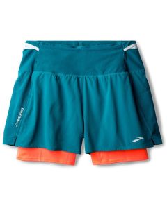 Brooks High Point 3zoll 2in1 Short Damen celestial