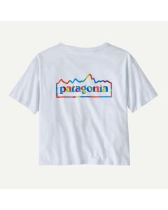 Patagonia Unity Fitz Easy Cut Responsibili Tee Damen white