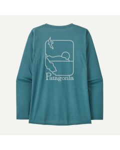 Patagonia L/S Capilene Cool Daily Graphic Shirt Damen wetland
