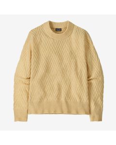 Patagonia Recycled Wool-Blend Crewneck Damen chevron