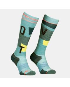 Ortovox Freeride Long Socks Cozy Damen ice waterfall