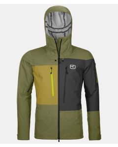Ortovox 3L Deep Shell Jacket Herren wild herbs