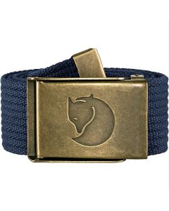 Fjällräven Canvas Brass Belt 4 cm navy