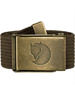 Fjällräven Canvas Brass Belt 4 cm dark olive