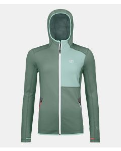 Ortovox Fleece Hoody Damen arctic grey 